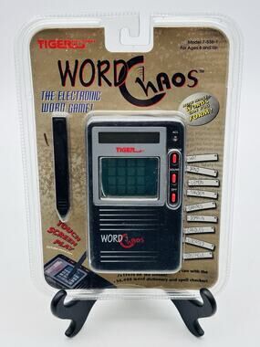 New. Tiger Electronics Word Chaos Game New in Package Model 7-536-1